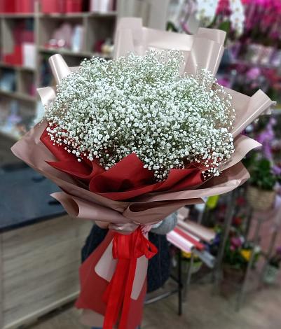 Букет цветов из: Гипсофила в Селенгинске