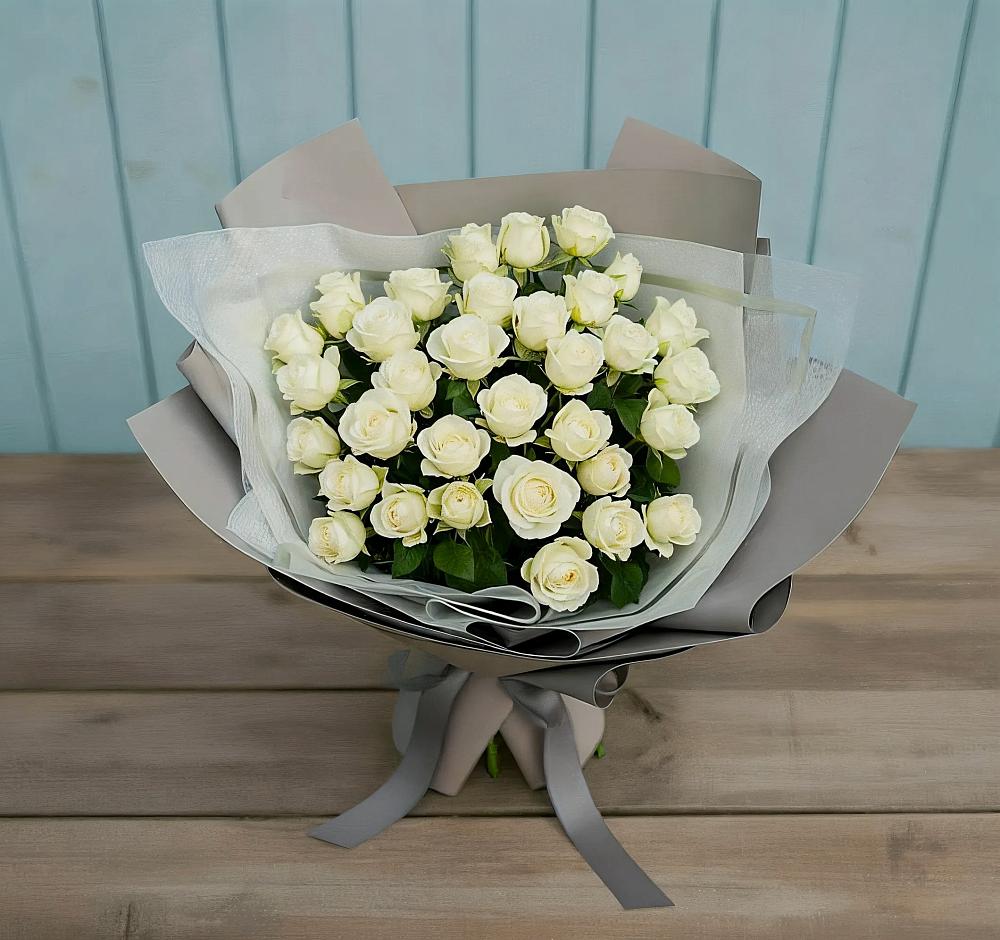 Букет Белоснежная нежность в Селенгинске