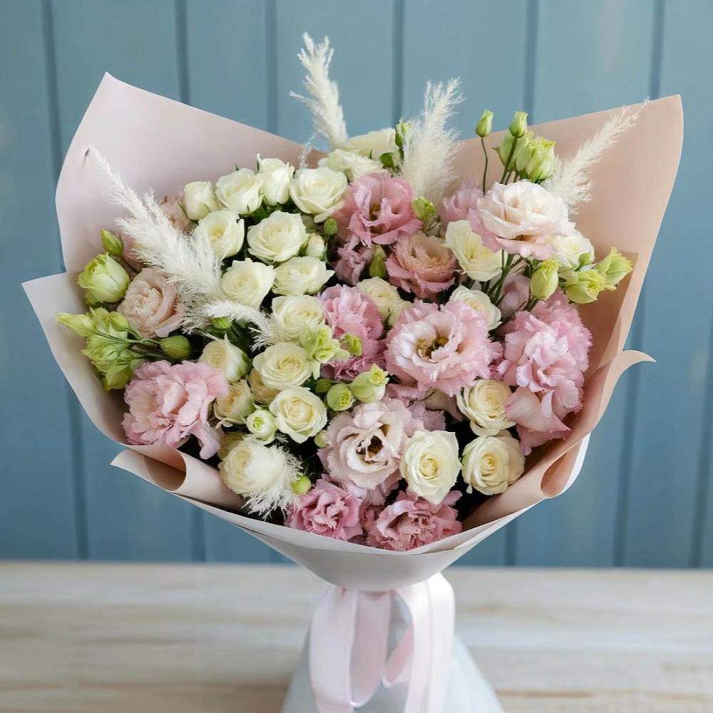 Букет цветов из: Альстромерии и Розы в Селенгинске