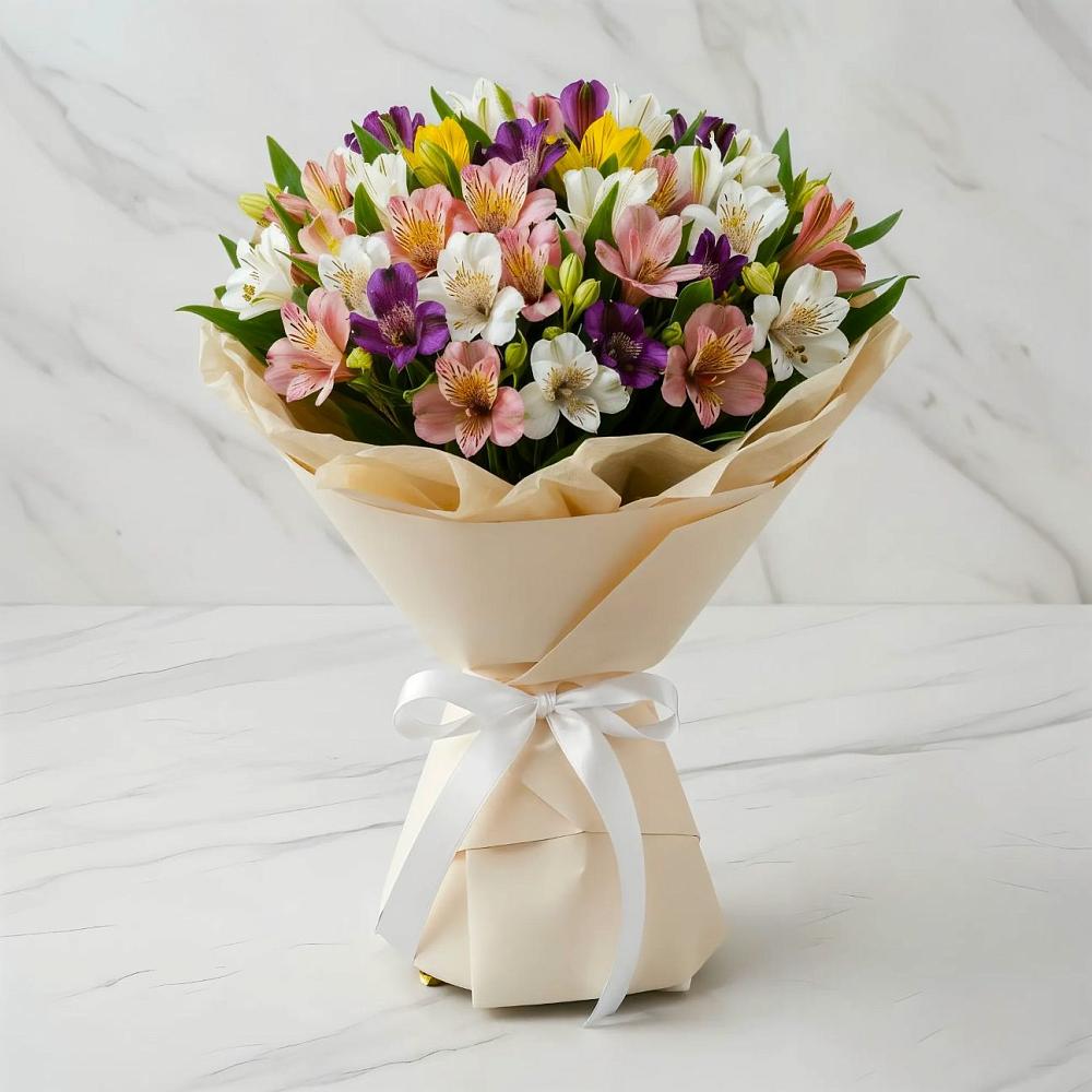 Букет цветов из: Альстромерии в Селенгинске