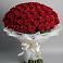 Букет 101 Красная роза Блэк Мэджик в Селенгинске