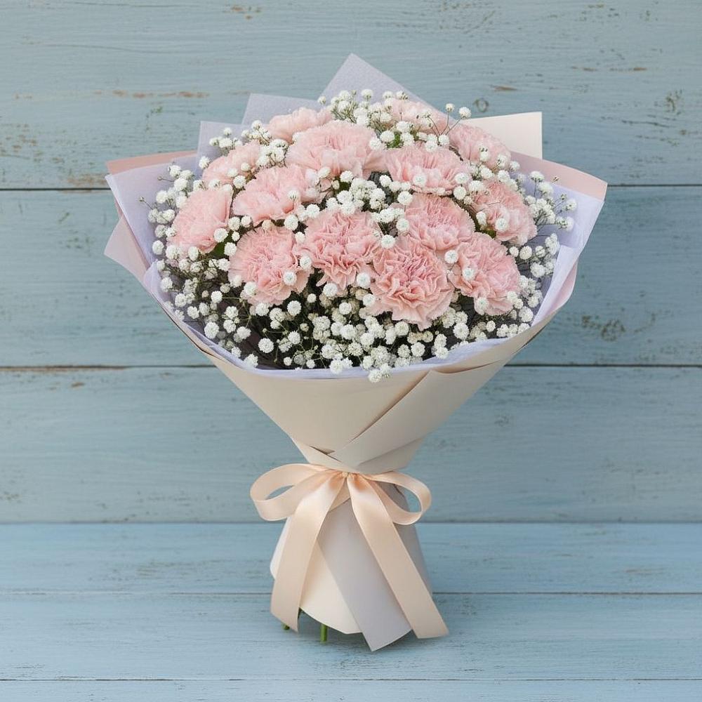 Букет цветов из: Гвоздики в Селенгинске