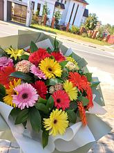 Букет цветов из:  Герберы #REPLACE_PRED# Селенгинске