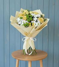 Букет цветов из:  Хризантемы и Розы #REPLACE_PRED# Селенгинске