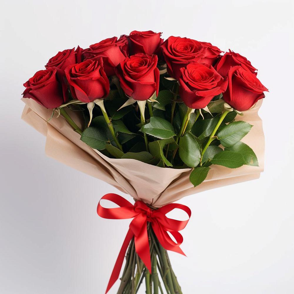 Букет 11 Красных роз Эдлесс Лав в Селенгинске