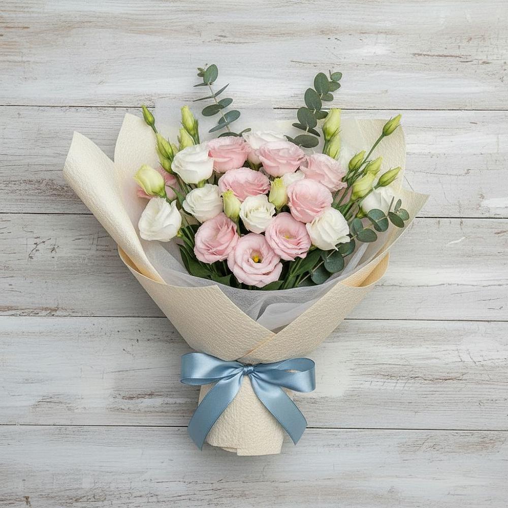 Букет цветов из: Лизиантусы в Селенгинске